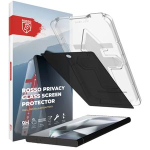 Rosso Samsung Galaxy S24 Ultra Privacy Glass met Installatietray