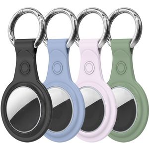DUX DUCIS sleutelhanger Silicon 4 Pack siliconen hoesje voor AirTag - multi colour