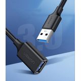 Ugreen - kabel - verlengkabel adapter USB 3.0 - (vrouwelijk) - USB - 3.0 - (mannelijk) - 1,5 - m - zwart - (US129 - 30126)