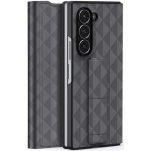Dux Ducis Fitt Samsung Galaxy Z Fold 6 Hoesje Book Case met Kickstand Grijs