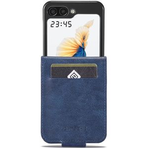 LC.IMEEKE Samsung Galaxy Z Flip 5 Hoesje Wallet Book Case Blauw
