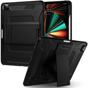 Spigen Tough Armor Pro Apple iPad Pro 12.9 2021 Hoes Zwart