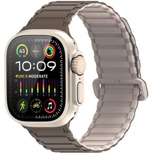 Dux Ducis - Apple Watch 1-10/SE/Ultra Bandje - 49/46/45/44/42MM - Bruin Grijs