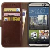 Rosso Element HTC One M9 Hoesje Book Cover Bruin