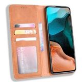 Xiaomi Poco F2 Pro Hoesje Book Case Retro Portemonnee Bruin