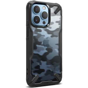 Ringke Fusion X Apple iPhone 13 Pro Hoesje Camo Zwart