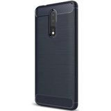 Nokia 8 Geborsteld TPU Hoesje Blauw