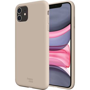 HappyCase Apple iPhone 11 Hoesje Siliconen Back Cover Beige