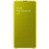 Samsung Galaxy S10E Clear View Cover Geel