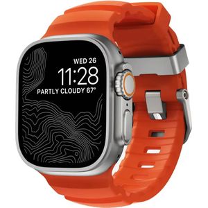 Nomad Rocky Point - Apple Watch Band - 1-10/SE/Ultra - 49/46/45/44/42MM- Oranje
