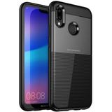 Huawei P20 Lite Schild TPU Hoesje Zwart