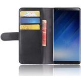 Samsung Galaxy Note 8 Echt Leren Hoesje met Pasjes Zwart