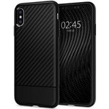 Spigen Core Armor Case Flexibel TPU Hoesje Apple iPhone XS Zwart