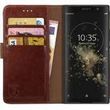 Rosso Element Sony Xperia XA2 Plus Hoesje Book Cover Bruin