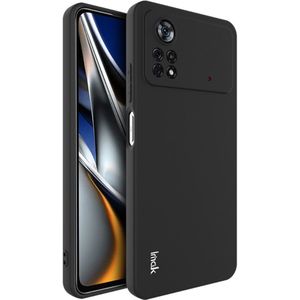 IMAK UC-3 Series Xiaomi Poco X4 Pro Hoesje Flexibel en Dun TPU Zwart