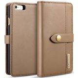 Apple iPhone 6s Echt Leren 2-in-1 Bookcase en Back Cover Hoesje Bruin