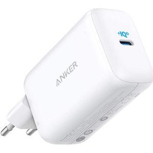 Anker PowerPort III Pod (65W) USB-C Snellader met Travel Kit Wit