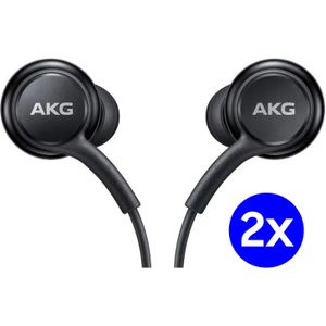 Samsung - AKG Headset Oordopjes - Zwart - Duo Pack - USB-C Plug