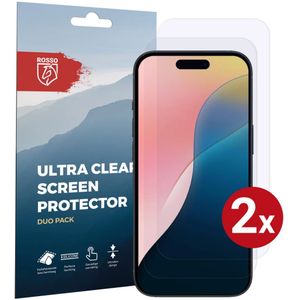 Rosso Apple iPhone 16 Plus Screen Protector Case Friendly Folie Duo Pack