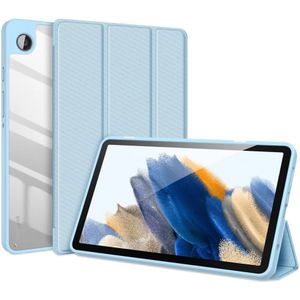 Dux Ducis Toby Samsung Galaxy Tab A9 Hoes Tri-Fold Book Case Blauw
