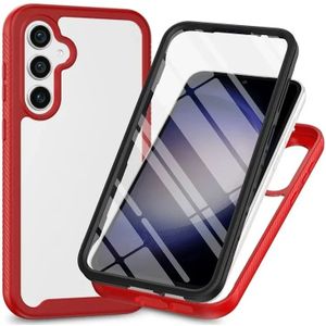 Samsung Galaxy A55 Hoesje Full Protect 360° Cover Hybride Rood