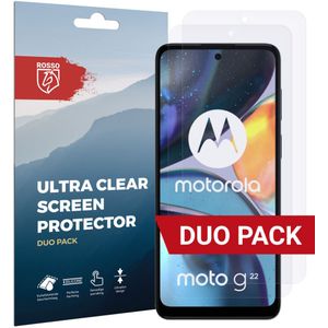 Rosso Motorola Moto G22 4G Ultra Clear Screen Protector Duo Pack