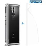 IMAK Huawei Mate 20 Lite Hoesje met Screenprotector Transparant