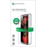 4smarts Tempered Glass en TPU Hoesje Huawei P Smart Plus Transparant