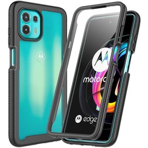 Motorola Edge 20 Lite Hoesje Hybride Full Protect Zwart