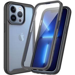 Apple iPhone 13 Pro Hoesje Full Protect 360° Cover Hybride Zwart