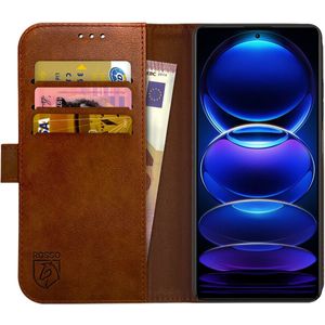 Rosso Element Xiaomi Redmi Note 12 Pro 5G Hoesje Wallet Bruin