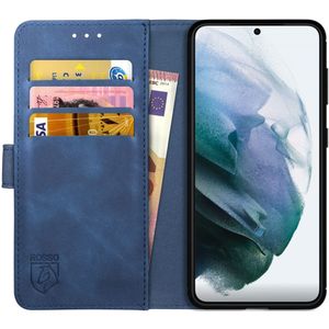 Rosso Element Samsung Galaxy S21 Hoesje Wallet Book Cover Blauw