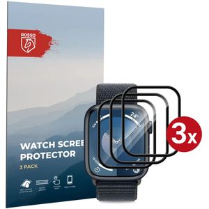 Rosso Apple Watch 45MM Hybrid Glass Screen Protector (3-Pack)