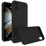 RhinoShield SolidSuit Black Leather iPhone XS Hoesje