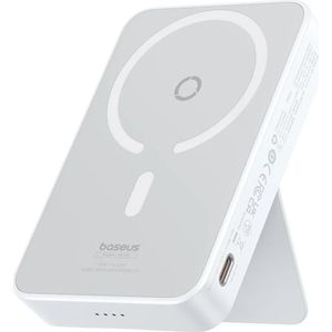 Baseus MagPro MagSafe Powerbank 20W met Standaard 5.000mAh Wit