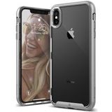 Caseology Skyfall Apple iPhone XS Max Hoesje Transparant/Zilver