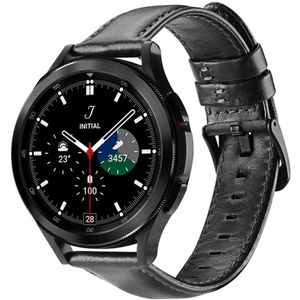 Dux Ducis Business - Universeel Smartwatch Bandje 22MM - Kunstleer - Zwart