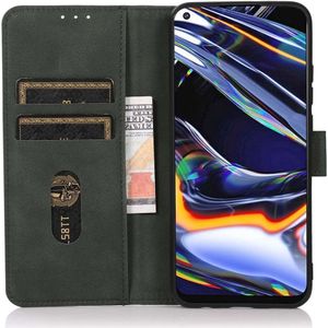 KHAZNEH Nokia C12 Hoesje Retro Wallet Book Case Groen