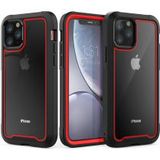 Apple iPhone 11 Pro Hybride Full Protect Hoesje Zwart/Rood