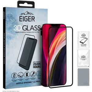 Eiger Apple iPhone 12 / 12 Pro Tempered Glass Screen Protector Gebogen