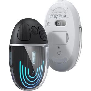 Dux Ducis Draadloze Bluetooth Muis Ergonomisch met LED Zwart