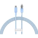 Baseus Explorer USB-C naar Apple Lightning Kabel PD 20W Blauw 1 Meter