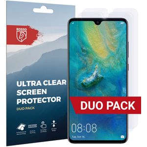 Rosso Huawei Mate 20 Ultra Clear Screen Protector Duo Pack