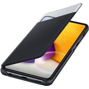 Origineel Samsung Galaxy A72 Hoesje S-View Wallet Cover Zwart