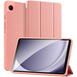 Dux Ducis Domo Samsung Galaxy Tab A9 Hoes Tri-Fold Book Case Roze