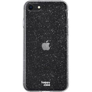 HappyCase iPhone SE 2020/2022 Hoesje Flexibel TPU Glitter Print