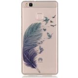 Huawei P9 Lite TPU Hoesje met Veer Print
