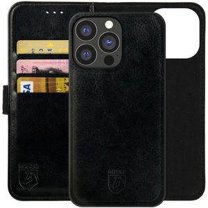 Rosso Element Uitneembaar 2-in-1 Apple iPhone 15 Pro Max Hoesje Zwart