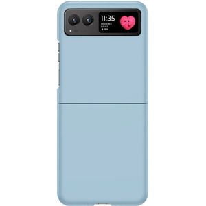 Motorola Razr 40 Hoesje Hard Plastic Back Cover Blauw