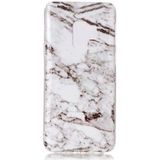 Samsung Galaxy S9 TPU Back Cover met Marmer Print Wit